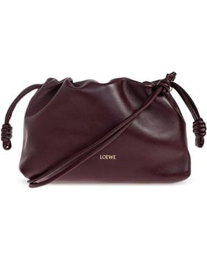Loewe Shoulder Bag "Flamenco Medium" - Purple