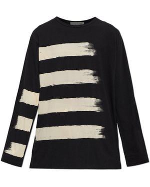 Yohji Yamamoto Long-Sleeve T-Shirt - Black