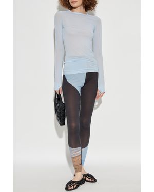 Issey Miyake Pants With Print - Gray