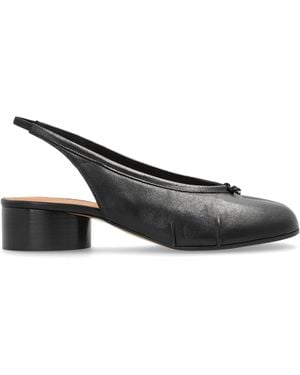 Maison Margiela Heeled Shoes With 'Tabi' Cut-Out - Black