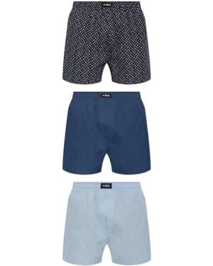 DIESEL Three-Pack Of Boxer Briefs 'Ryan-D-Core-3Pack' - Blue