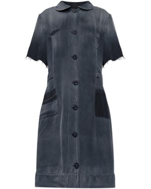 Maison Margiela Dress With Vintage Effect - Blue