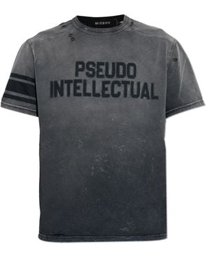 MISBHV T-Shirt With Logo - Black