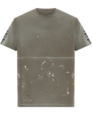 GALLERY DEPT. T-Shirt With Vintage Effect - Grey