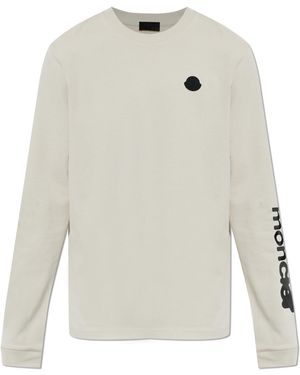 Moncler Long Sleeve T-Shirt - White