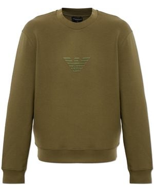 Emporio Armani Sweatshirt With Logo - Green