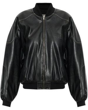 MM6 by Maison Margiela 'Bomber' Type Jacket - Black