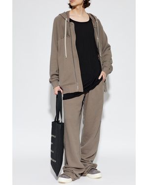 Rick Owens Zip-Up Hoodie - Black