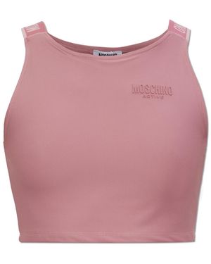 Moschino Top From The "Active" Line - Pink