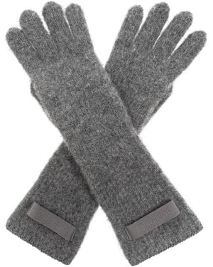 Jacquemus Woollen Gloves - Grey
