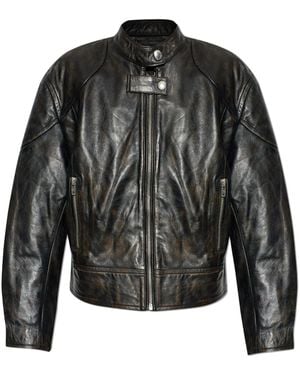 Stand Studio Leather Jacket 'Alita' - Black