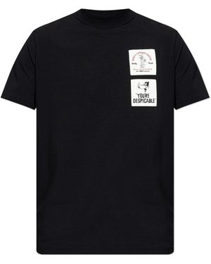 Iceberg T-Shirt With Patches - Black
