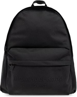 Alexander Wang Backpack With Logo - Black