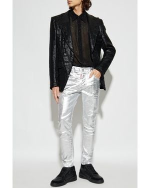 DSquared² Sequin Transparent Shirt - Black