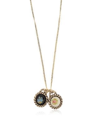 DSquared² Necklace With Pendants - Metallic