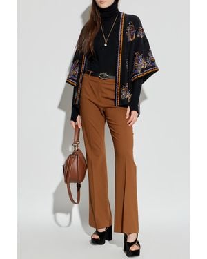 Etro Silk Kimono - Black