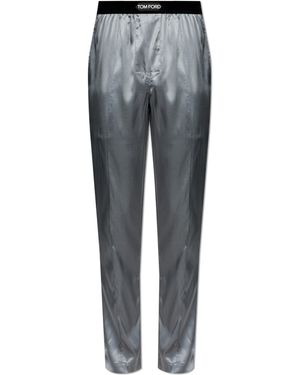 Tom Ford Silk Pyjama Bottoms - Grey