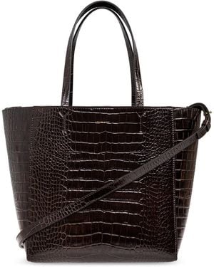 Anine Bing Small Elly Tote in Black Lyst