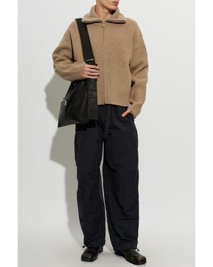 Studio Nicholson Wool Cardigan 'Sandos' - Blue