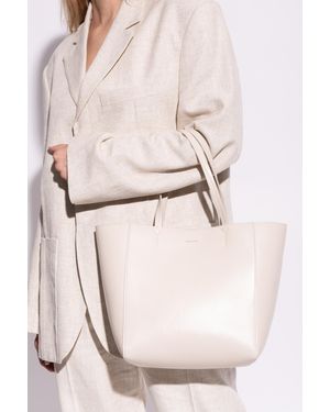 Anine Bing “Elly Small” Shopper Bag - Natural