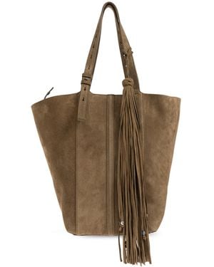 Golden Goose Suede Shopper Bag - Metallic