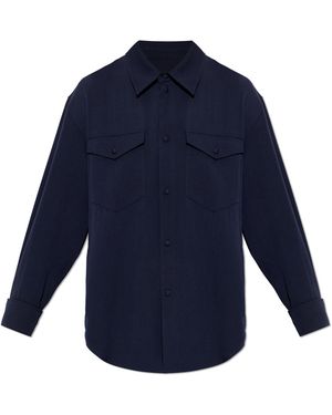 KENZO Wool Shirt - Blue
