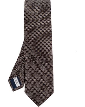 Ferragamo Silk Tie - Brown