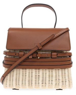 Moschino Handbag, - Natural