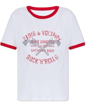 Zadig & Voltaire T-Shirt "Woos" - White
