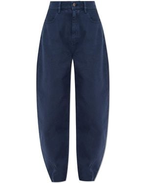 Emporio Armani High-Waisted Jeans - Blue