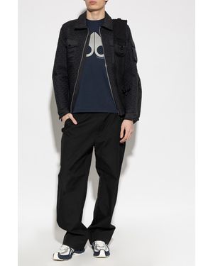 Moose Knuckles Insulated Jacket With Patch - Black