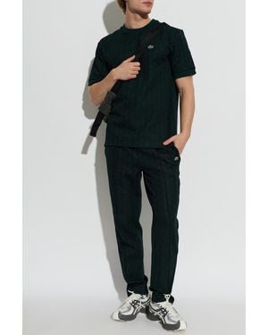 Lacoste Monogram Sweatpants - Black