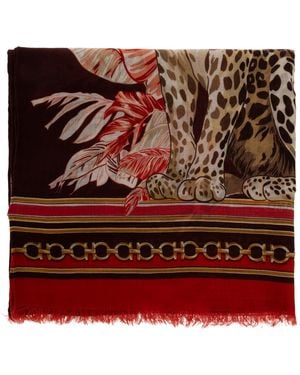 Ferragamo Wool Scarf - Red