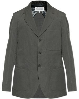 Maison Margiela Single-Vent Blazer - Grey