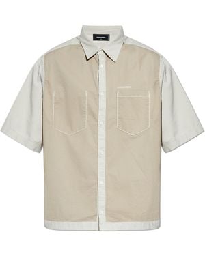 DSquared² Short-Sleeve Shirt - Natural