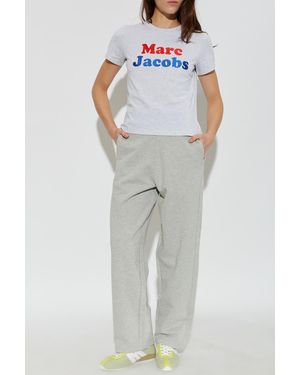Marc Jacobs T-Shirt With Logo - Gray