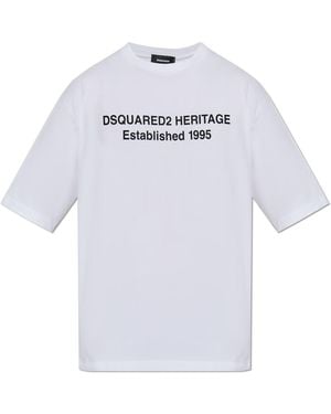 DSquared² T-Shirt With Logo - Grey