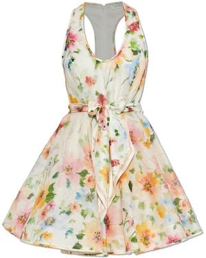 Zimmermann Floral Motif Dress - White