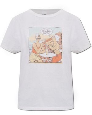 RE/DONE T-Shirt With Print - White