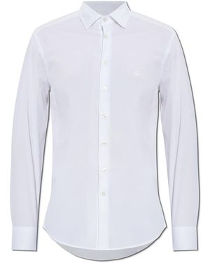 Etro Shirt With Embroidered Logo - White