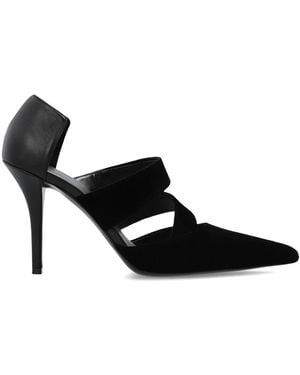 Balmain Leather Heeled Shoes - Black