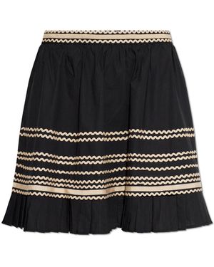 Ulla Johnson 'Adaleigh Mini' Skirt - Black