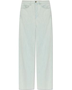 Golden Goose Wide-Leg Jeans - White