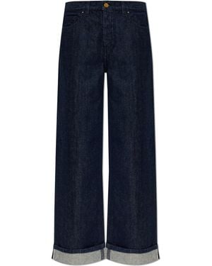 Moncler Wide-Leg Jeans - Blue