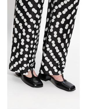 NODALETO Leather Heeled Shoes - Black