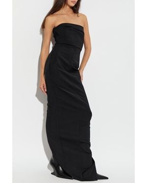Rick Owens Wool Sleeveless Dress - Black