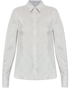 McQueen Striped Shirt - White