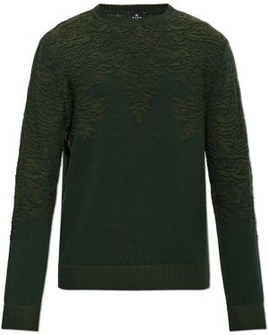 Etro Crew Neck Jumper - Green