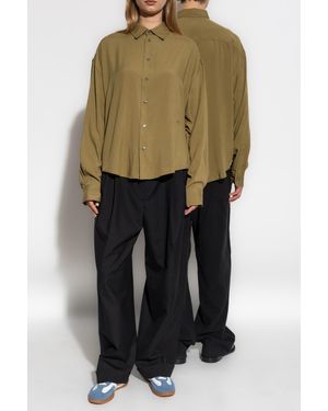 Ami Paris Shirt With Logo - Green