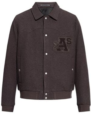 AllSaints Wool Jacket 'Royce' - Brown